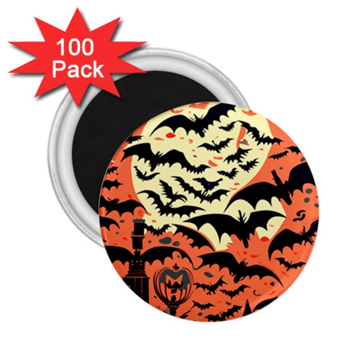 Bat pattern 2.25  Magnets (100 pack) 