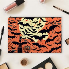 Bat Pattern Cosmetic Bag (large) by Valentinaart