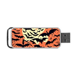 Bat Pattern Portable Usb Flash (two Sides) by Valentinaart