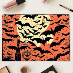 Bat Pattern Cosmetic Bag (xxl) by Valentinaart