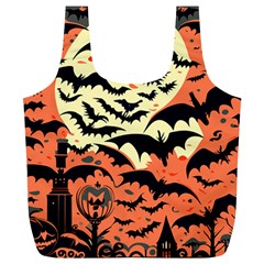 Bat Pattern Full Print Recycle Bag (xl) by Valentinaart