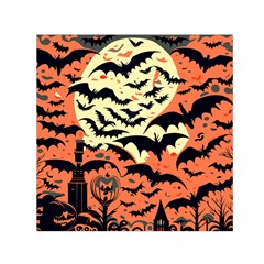 Bat Pattern Square Satin Scarf (30  X 30 ) by Valentinaart