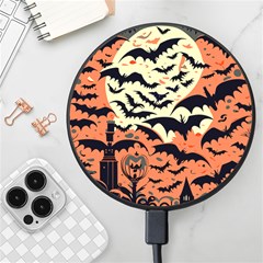 Bat Pattern Wireless Fast Charger(black) by Valentinaart