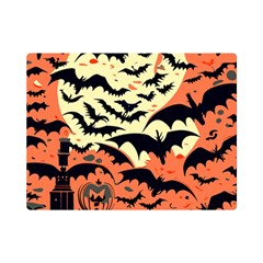 Bat Pattern Premium Plush Fleece Blanket (mini) by Valentinaart