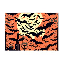 Bat Pattern Crystal Sticker (a4) by Valentinaart