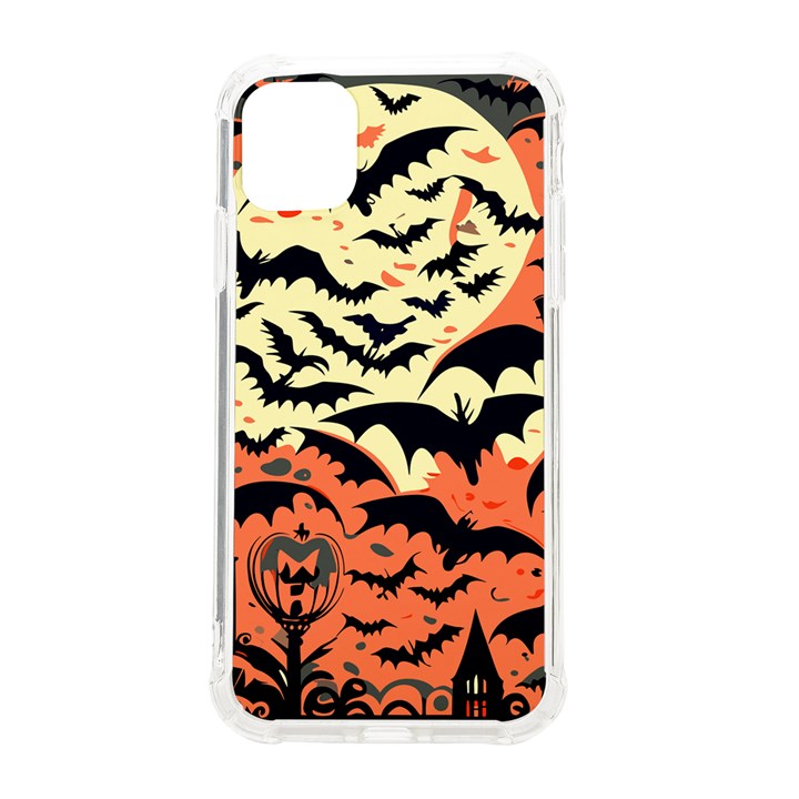 Bat pattern iPhone 11 TPU UV Print Case