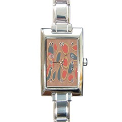 Background-abstract-non-seamless Rectangle Italian Charm Watch by Cowasu