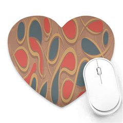 Background-abstract-non-seamless Heart Mousepad by Cowasu