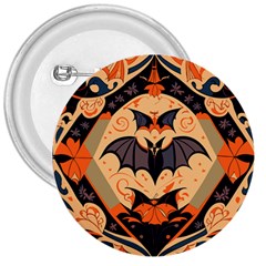 Bat pattern 3  Buttons