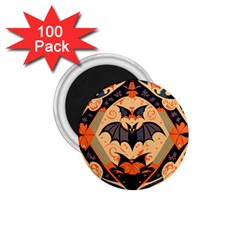 Bat pattern 1.75  Magnets (100 pack) 