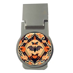 Bat pattern Money Clips (Round) 