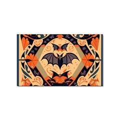 Bat Pattern Sticker (rectangular) by Valentinaart