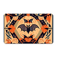 Bat pattern Magnet (Rectangular)