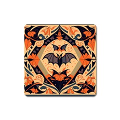 Bat pattern Square Magnet