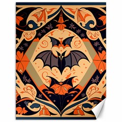 Bat pattern Canvas 12  x 16 