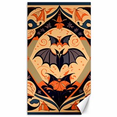 Bat Pattern Canvas 40  X 72  by Valentinaart