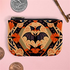 Bat pattern Mini Coin Purse