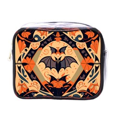 Bat pattern Mini Toiletries Bag (One Side)