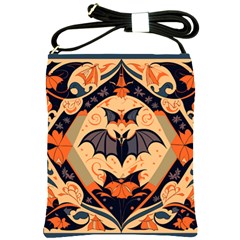 Bat pattern Shoulder Sling Bag