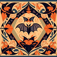 Bat pattern Play Mat (Square)