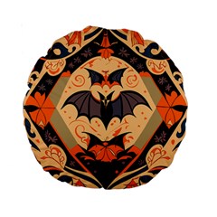 Bat pattern Standard 15  Premium Round Cushions