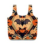 Bat pattern Full Print Recycle Bag (M) Front