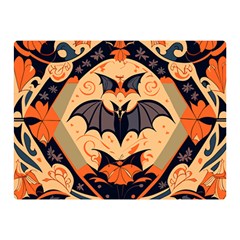 Bat pattern Two Sides Premium Plush Fleece Blanket (Mini)