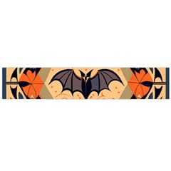 Bat Pattern Large Premium Plush Fleece Scarf 