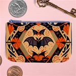 Bat pattern Large Coin Purse Front