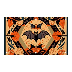 Bat pattern Banner and Sign 5  x 3 