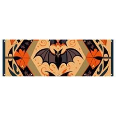 Bat pattern Banner and Sign 12  x 4 