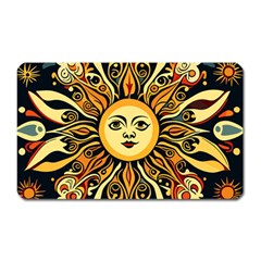 Boho Sun Magnet (rectangular) by Valentinaart