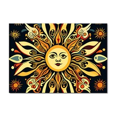 Boho Sun Sticker A4 (10 Pack) by Valentinaart