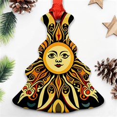 Boho Sun Ornament (christmas Tree)  by Valentinaart