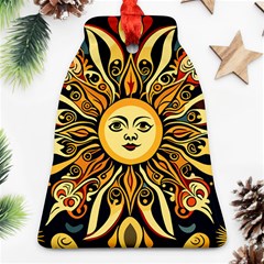 Boho Sun Bell Ornament (two Sides)