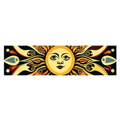 Boho Sun Oblong Satin Scarf (16  X 60 ) by Valentinaart