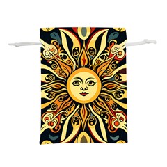 Boho Sun Lightweight Drawstring Pouch (s) by Valentinaart