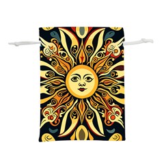 Boho Sun Lightweight Drawstring Pouch (l) by Valentinaart