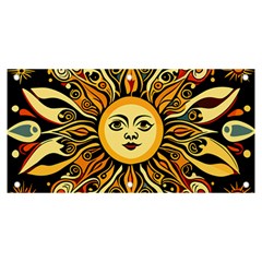 Boho Sun Banner And Sign 6  X 3  by Valentinaart