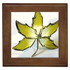 Life Is Beautiful And Green Framed Tile by Humidesigner786