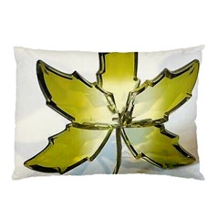 Life Is Beautiful And Green Pillow Case by Humidesigner786