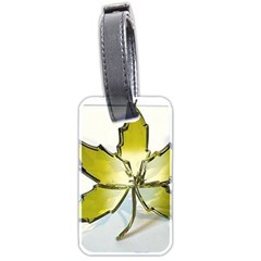 Life Is Beautiful And Green Luggage Tag (two Sides) by Humidesigner786