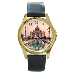 Images (22) Round Gold Metal Watch by Humidesigner786