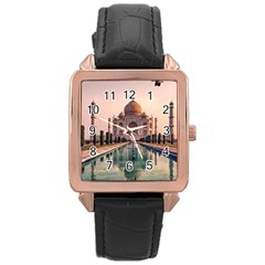 Images (22) Rose Gold Leather Watch 