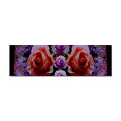 Night So Peaceful In The World Of Roses Sticker (bumper) by pepitasart