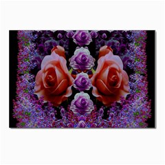 Night So Peaceful In The World Of Roses Postcards 5  X 7  (pkg Of 10) by pepitasart