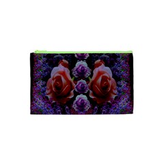 Night So Peaceful In The World Of Roses Cosmetic Bag (xs)