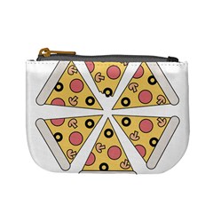 Pizza-slice-food-italian Mini Coin Purse by Cowasu