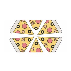 Pizza-slice-food-italian Satin Wrap 35  X 70  by Cowasu