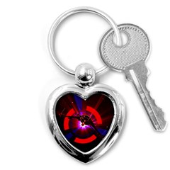 Science-fiction-cover-adventure Key Chain (heart) by Cowasu